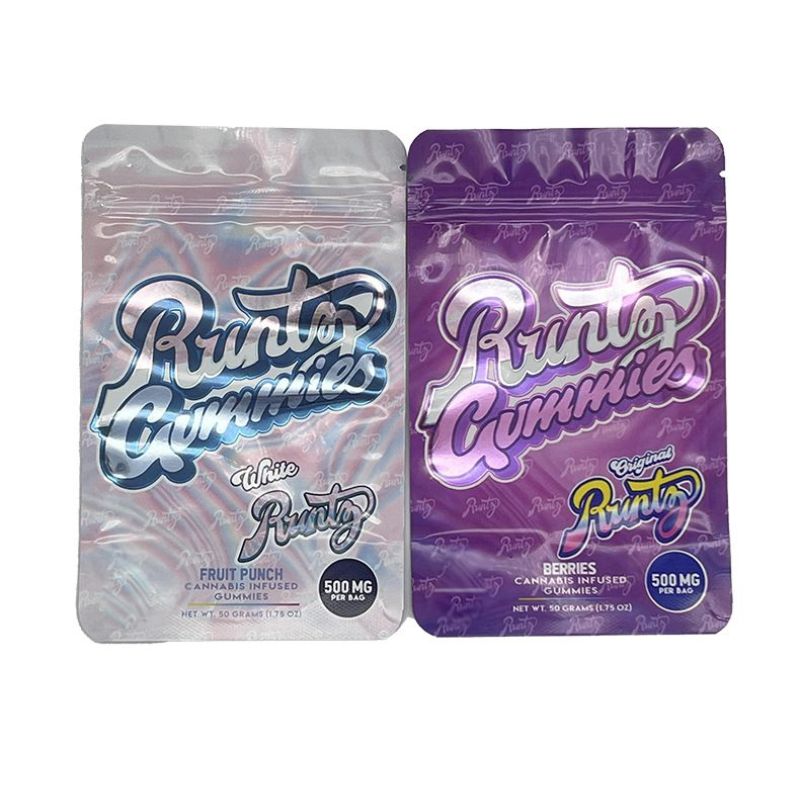 Runtz Gummies Mylar Bags | 500mg